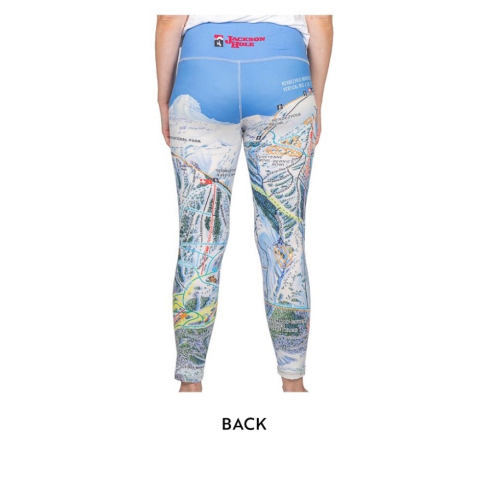 Jackson Hole Ski Resort map tights